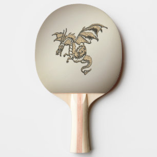 Raquete De Ping Pong Dragão ouro