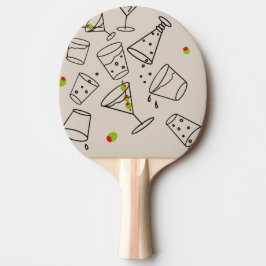 Raquete De Ping Pong Drinks Ping Pong Paddle