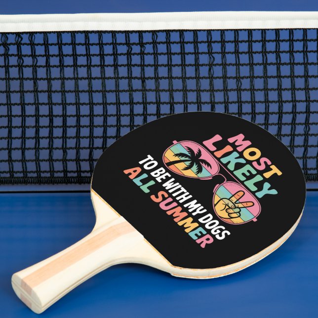 Raquete De Ping Pong É Mais Provável Estar Com Meus Cães Todo O Profess (Insitu)