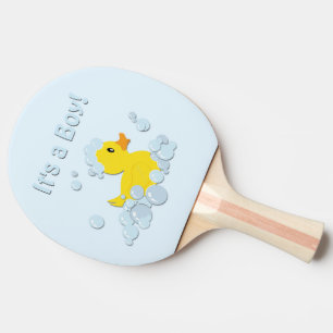 Raquete De Ping Pong É um "Boy Bubble Baby Blue"