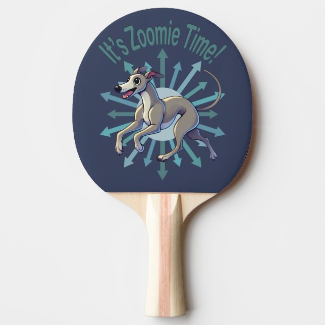 Raquete De Ping Pong É Zoomie Time Greyhound (Frente)