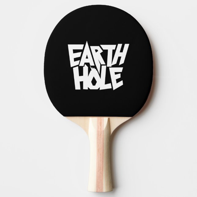 raquete de ping pong Earth Hole (Frente)