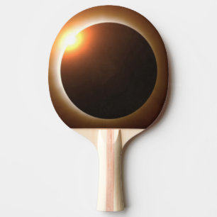 Raquete De Ping Pong Eclipse Solar Total do ouro