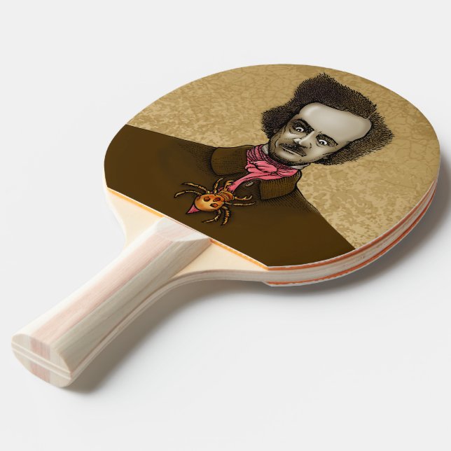 Raquete De Ping Pong Edgar com Inseto Dourado (Frente inclinada)