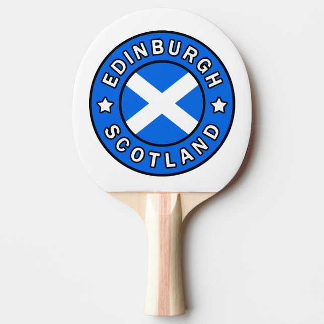 Raquete De Ping Pong Edimburgo Escócia (Frente)