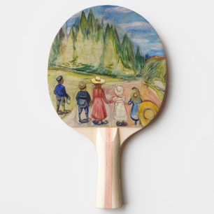 Raquete De Ping Pong Edvard Munch - A Floresta de Fairytale