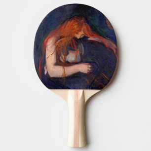 Raquete De Ping Pong Edvard Munch - Vampiro / Amor e Dor