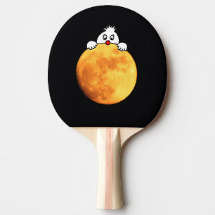 Raquete De Ping Pong Ele em the moon