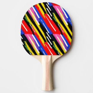 Raquete De Ping Pong Electric Retro Stripe Slashes