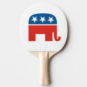 Raquete De Ping Pong elefante do partido republicano dos estados unidos