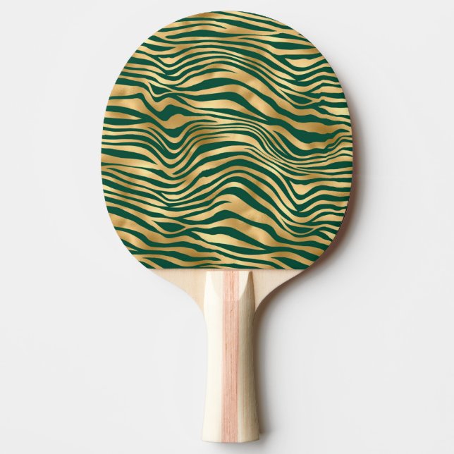 Raquete De Ping Pong Emerald e Dourado Safari Series Design 4 (Frente)