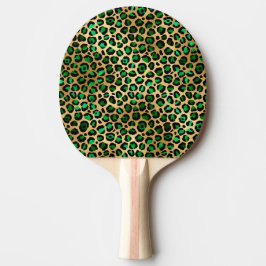 Raquete De Ping Pong Emerald e Dourado Safari Series Design 8