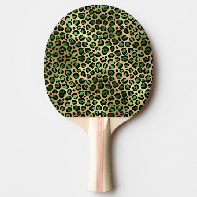 Raquete De Ping Pong Emerald e Dourado Safari Series Design 8 (Frente)