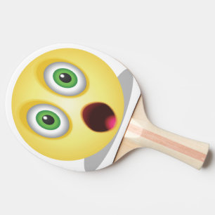 Raquete De Ping Pong Emoji - Rosto Engraçado
