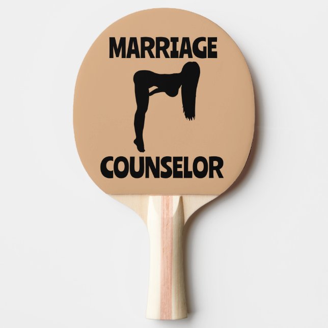 RAQUETE DE PING PONG ENGRAÇADA PARA ESPOSA NO NATA (Frente)