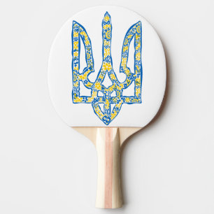 Raquete De Ping Pong Énica nacional ucraniana emblem trident trizub