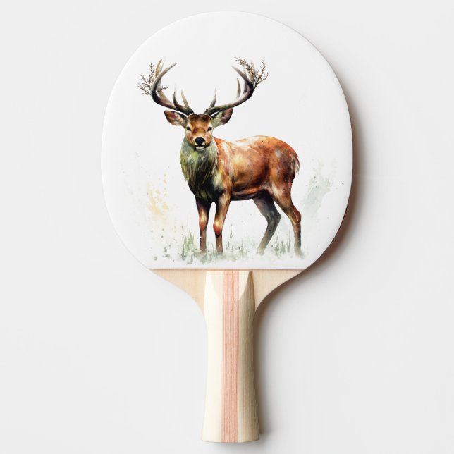 Raquete De Ping Pong Enorme Deer (Frente)