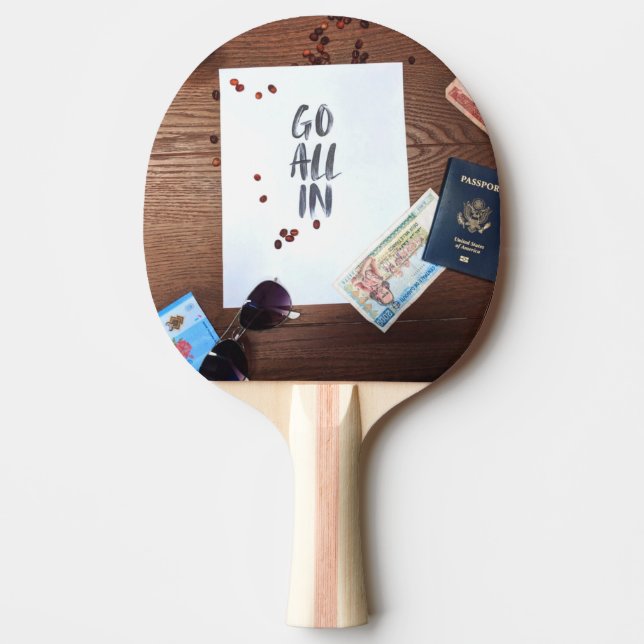 Raquete De Ping Pong Entre, Viagem De Risco (Frente)