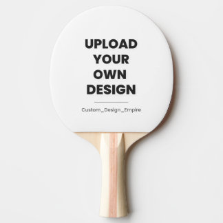Raquete De Ping Pong Envie Seu Próprio Design Aqui | Modelo Personaliza