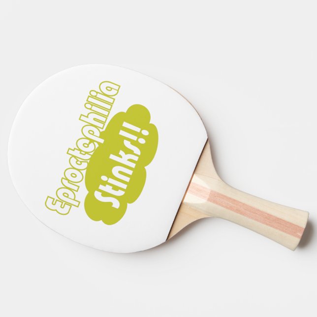 Raquete De Ping Pong Eproctofilia Cheira! (Lateral)
