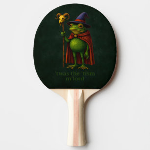 Raquete De Ping Pong Era O 'Tismo M'Lord Sapo Meme Conscientização Do A