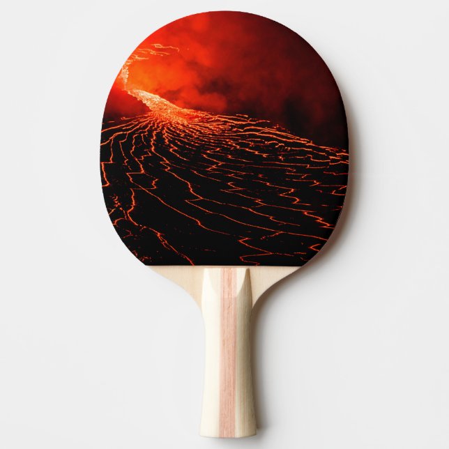 Raquete De Ping Pong erupção vulcânica (Frente)