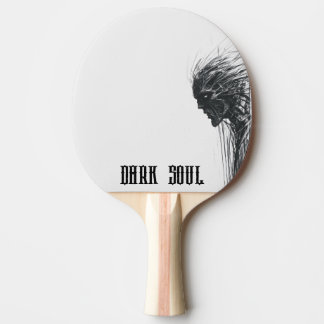 Raquete De Ping Pong Esboço de Ser Sombrio Alma Negra