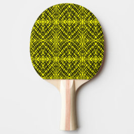 Raquete De Ping Pong Escrivora Simples | Inclinação Espelho | Amarelo |