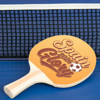 Raquete De Ping Pong Espanha 2026 Glória Ping Pong Paddle Vintage Futeb