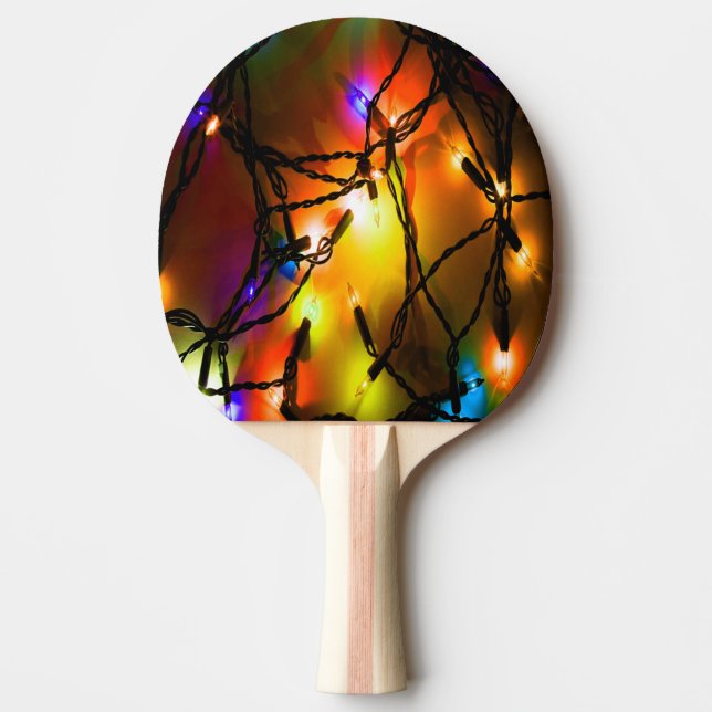 Raquete De Ping Pong Espírito das Luzes de Natal Dotado de Magia (Frente)