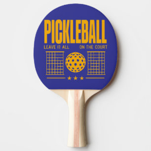 Raquete De Ping Pong Espírito De Pickleball - Deixe Tudo Na Corte