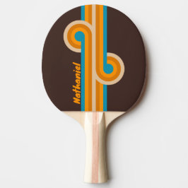 Raquete De Ping Pong Espresso Drift Stripe Loop com Nome