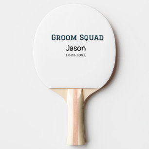 Raquete De Ping Pong Esquadrão de padrinhos festa de despedida de solte