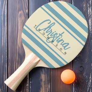 Raquete De Ping Pong Estandarte de Polo Meados do Século Água Quente Ta