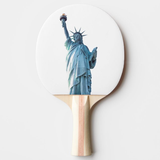Raquete De Ping Pong Estátua da liberdade (Frente)