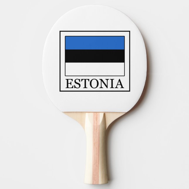 Raquete De Ping Pong Estônia (Frente)