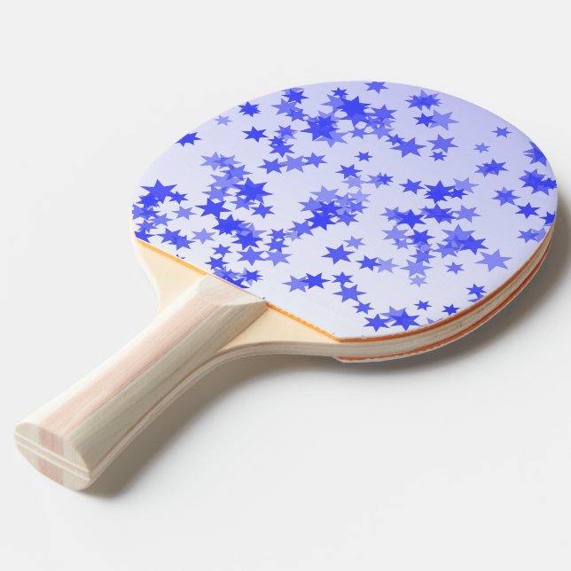 Raquete De Ping Pong Estrelas de Lavanda (Frente inclinada)