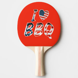 Raquete De Ping Pong Eu adoro CHURRASCO