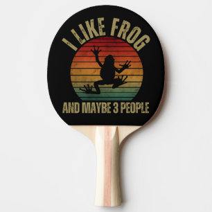 RAQUETE DE PING PONG EU GOSTO DE SAPO E TALVEZ DE 3 PESSOAS