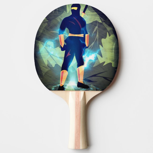 Raquete De Ping Pong Eu Sou Um Pino De Pino Ninja (Frente)
