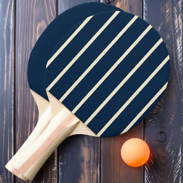 Raquete De Ping Pong Faixa Azul Marinho e Sólido