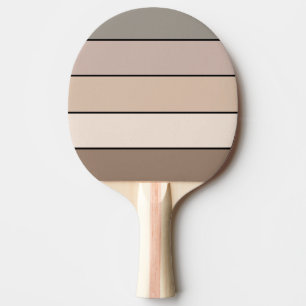 Raquete De Ping Pong Faixa De Cor Do Tom Da Terra Da Areia Na Aquarela