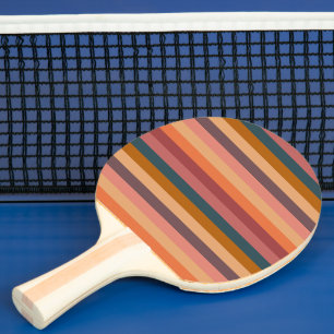 Raquete De Ping Pong Faixa de Cores d'Água Sunset