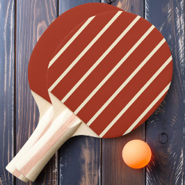 Raquete De Ping Pong Faixa e Sólido de Sienna Queimada 