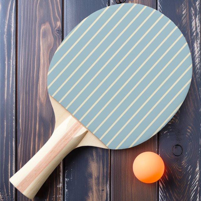 Raquete De Ping Pong Faixa Fina Cor de Céu Claro (Criador carregado)
