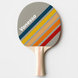 Raquete De Ping Pong Faixa Inclinada da Aurora Arcade com Nome