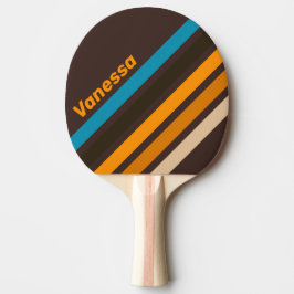 Raquete De Ping Pong Faixas Anguladas Espresso Drift com Nome