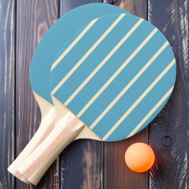 Raquete De Ping Pong Faixas e Cor Sólida Aqua Sky