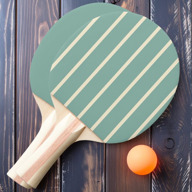Raquete De Ping Pong Faixas e Sólido Aqua Reef (Criador carregado)