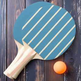 Raquete De Ping Pong Faixas e Sólido Aqua Splash